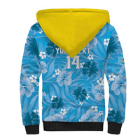 Custom Saint Lucia Kings Cricket Sherpa Hoodie 2025 Go Beinspired Tropical Style - Wonder Print Shop