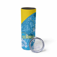 Custom Saint Lucia Kings Cricket Skinny Tumbler 2025 Go Beinspired Tropical Style - Wonder Print Shop