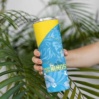 Custom Saint Lucia Kings Cricket Skinny Tumbler 2025 Go Beinspired Tropical Style - Wonder Print Shop