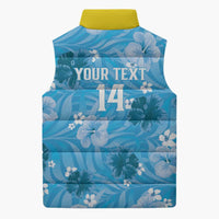 Custom Saint Lucia Kings Cricket Sleeveless Puffer Jacket 2025 Go Beinspired Tropical Style - Wonder Print Shop