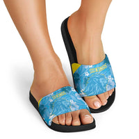 Saint Lucia Kings Cricket Slide Sandals 2025 Go Beinspired Tropical Style - Wonder Print Shop