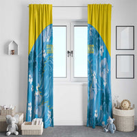 Saint Lucia Kings Cricket Window Curtain 2025 Go Beinspired Tropical Style - Wonder Print Shop