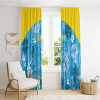 Saint Lucia Kings Cricket Window Curtain 2025 Go Beinspired Tropical Style - Wonder Print Shop