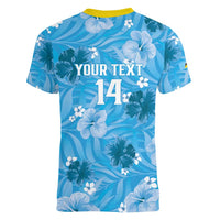 Custom Saint Lucia Kings Cricket Women V-Neck T-Shirt 2025 Go Beinspired Tropical Style - Wonder Print Shop