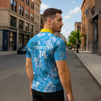 Custom Saint Lucia Kings Cricket Zipper Polo Shirt 2025 Go Beinspired Tropical Style - Wonder Print Shop