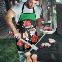 Saint Kitts and Nevis Cricket Apron 2025 Go Patriots Tropical Style - Wonder Print Shop