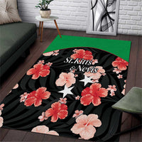 Saint Kitts and Nevis Cricket Area Rug 2025 Go Patriots Tropical Style - Wonder Print Shop
