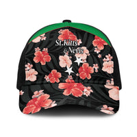 Saint Kitts and Nevis Cricket Baseball Net Cap 2025 Go Patriots Tropical Style - Wonder Print Shop