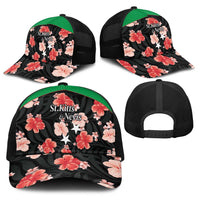 Saint Kitts and Nevis Cricket Baseball Net Cap 2025 Go Patriots Tropical Style - Wonder Print Shop