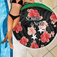 Saint Kitts and Nevis Cricket Beach Blanket 2025 Go Patriots Tropical Style - Wonder Print Shop