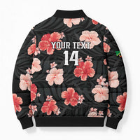 Custom Saint Kitts and Nevis Cricket Bomber Puffer Jacket 2025 Go Patriots Tropical Style - Wonder Print Shop