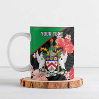 Custom Saint Kitts and Nevis Cricket Ceramic Mug 2025 Go Patriots Tropical Style - Wonder Print Shop