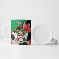 Custom Saint Kitts and Nevis Cricket Ceramic Mug 2025 Go Patriots Tropical Style - Wonder Print Shop