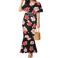 Custom Saint Kitts and Nevis Cricket Family Matching Mermaid Dress and Hawaiian Shirt 2025 Go Patriots Tropical Style - Wonder Print Shop