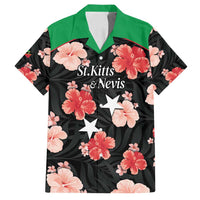 Custom Saint Kitts and Nevis Cricket Family Matching Puletasi and Hawaiian Shirt 2025 Go Patriots Tropical Style - Wonder Print Shop