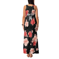 Custom Saint Kitts and Nevis Cricket Family Matching Tank Maxi Dress and Hawaiian Shirt 2025 Go Patriots Tropical Style - Wonder Print Shop