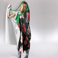 Saint Kitts and Nevis Cricket Hooded Blanket 2025 Go Patriots Tropical Style - Wonder Print Shop