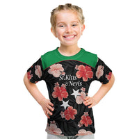 Custom Saint Kitts and Nevis Cricket Kid T Shirt 2025 Go Patriots Tropical Style - Wonder Print Shop