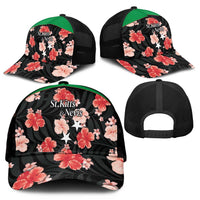 Saint Kitts and Nevis Cricket Mesh Trucker Cap 2025 Go Patriots Tropical Style - Wonder Print Shop