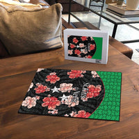 Saint Kitts and Nevis Cricket Puzzle 2025 Go Patriots Tropical Style - Wonder Print Shop