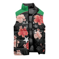 Custom Saint Kitts and Nevis Cricket Sleeveless Puffer Jacket 2025 Go Patriots Tropical Style - Wonder Print Shop