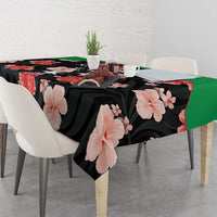 Saint Kitts and Nevis Cricket Tablecloth 2025 Go Patriots Tropical Style - Wonder Print Shop