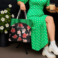 Saint Kitts and Nevis Cricket Tote Bag 2025 Go Patriots Tropical Style - Wonder Print Shop