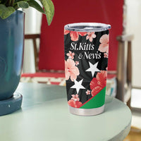 Custom Saint Kitts and Nevis Cricket Tumbler Cup 2025 Go Patriots Tropical Style - Wonder Print Shop