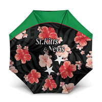 Saint Kitts and Nevis Cricket Umbrella 2025 Go Patriots Tropical Style - Wonder Print Shop
