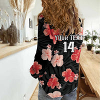 Custom Saint Kitts and Nevis Cricket Women Casual Shirt 2025 Go Patriots Tropical Style - Wonder Print Shop