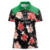 Custom Saint Kitts and Nevis Cricket Women Polo Shirt 2025 Go Patriots Tropical Style - Wonder Print Shop