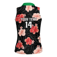 Custom Saint Kitts and Nevis Cricket Women Sleeveless Polo Shirt 2025 Go Patriots Tropical Style - Wonder Print Shop