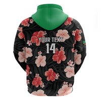 Custom Saint Kitts and Nevis Cricket Zip Hoodie 2025 Go Patriots Tropical Style - Wonder Print Shop