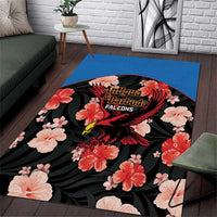 Antigua and Barbuda Cricket Area Rug 2025 Go Falcons Tropical Style - Wonder Print Shop
