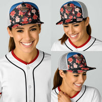Antigua and Barbuda Cricket Baseball Net Cap 2025 Go Falcons Tropical Style - Wonder Print Shop