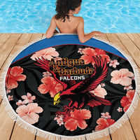 Antigua and Barbuda Cricket Beach Blanket 2025 Go Falcons Tropical Style - Wonder Print Shop