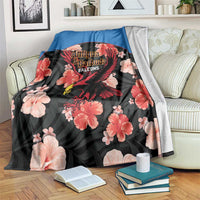 Antigua and Barbuda Cricket Blanket 2025 Go Falcons Tropical Style - Wonder Print Shop