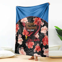Antigua and Barbuda Cricket Blanket 2025 Go Falcons Tropical Style - Wonder Print Shop