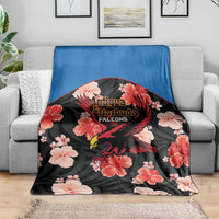 Antigua and Barbuda Cricket Blanket 2025 Go Falcons Tropical Style - Wonder Print Shop