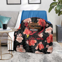 Antigua and Barbuda Cricket Blanket 2025 Go Falcons Tropical Style - Wonder Print Shop