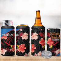 Custom Antigua and Barbuda Cricket 4 in 1 Can Cooler Tumbler 2025 Go Falcons Tropical Style - Wonder Print Shop