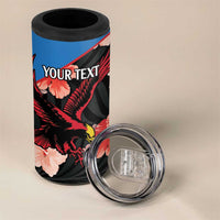 Custom Antigua and Barbuda Cricket 4 in 1 Can Cooler Tumbler 2025 Go Falcons Tropical Style - Wonder Print Shop
