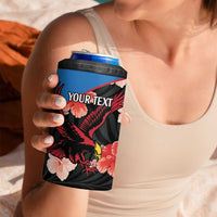 Custom Antigua and Barbuda Cricket 4 in 1 Can Cooler Tumbler 2025 Go Falcons Tropical Style - Wonder Print Shop