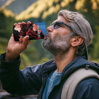 Custom Antigua and Barbuda Cricket 4 in 1 Can Cooler Tumbler 2025 Go Falcons Tropical Style - Wonder Print Shop