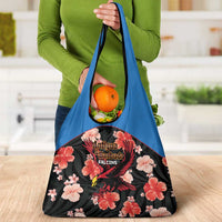 Antigua and Barbuda Cricket Grocery Bag 2025 Go Falcons Tropical Style - Wonder Print Shop