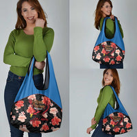 Antigua and Barbuda Cricket Grocery Bag 2025 Go Falcons Tropical Style - Wonder Print Shop