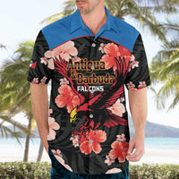 Custom Antigua and Barbuda Cricket Hawaiian Shirt 2025 Go Falcons Tropical Style - Wonder Print Shop
