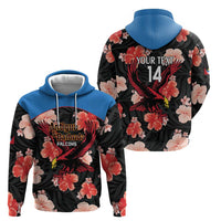 Custom Antigua and Barbuda Cricket Hoodie 2025 Go Falcons Tropical Style - Wonder Print Shop