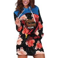Custom Antigua and Barbuda Cricket Hoodie Dress 2025 Go Falcons Tropical Style - Wonder Print Shop