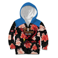 Custom Antigua and Barbuda Cricket Kid Hoodie 2025 Go Falcons Tropical Style - Wonder Print Shop